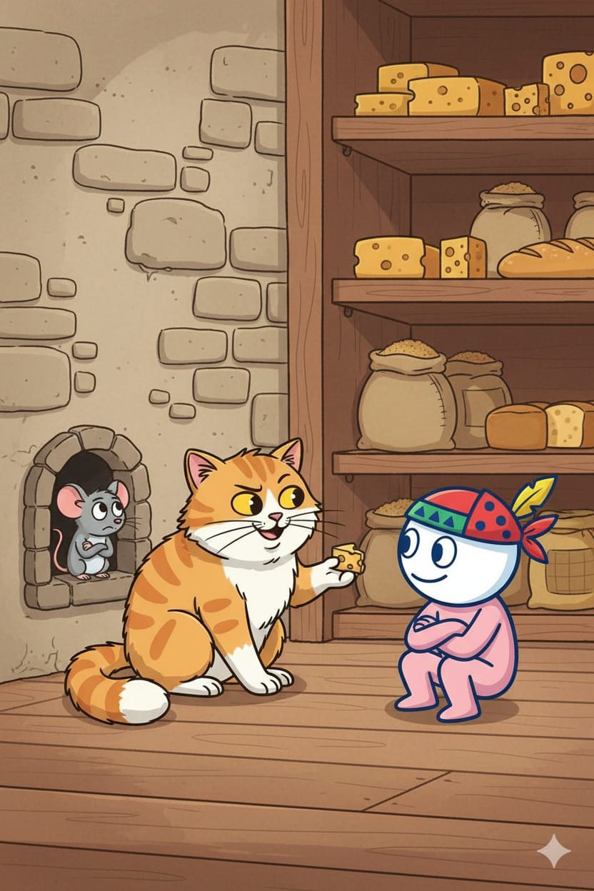 Leeco y el gato y el ratón