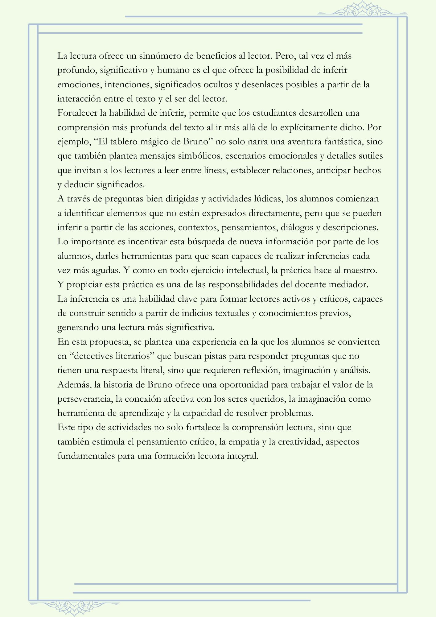 3.- El tablero mágico de Bruno (Sugerencias para el mediador) 2