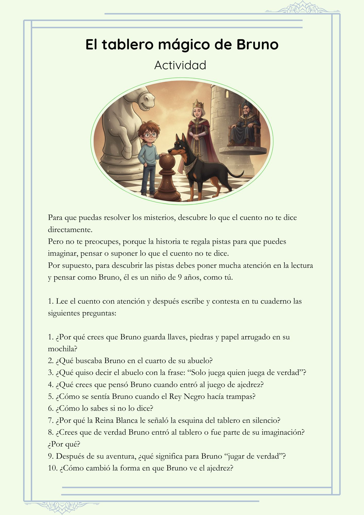 3.- El tablero mágico de Bruno (Actividad) 1