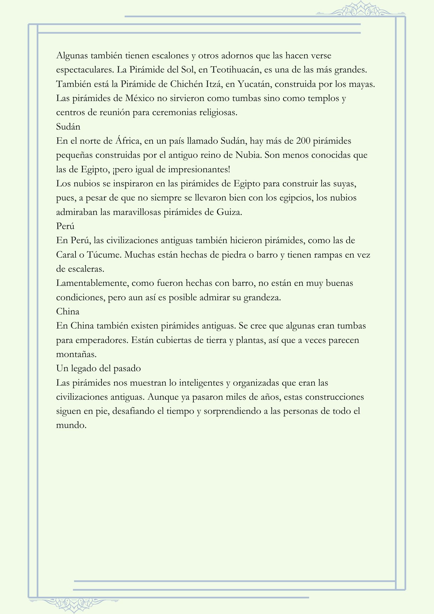8.- Las pirámides del mundo (Lectura) 2