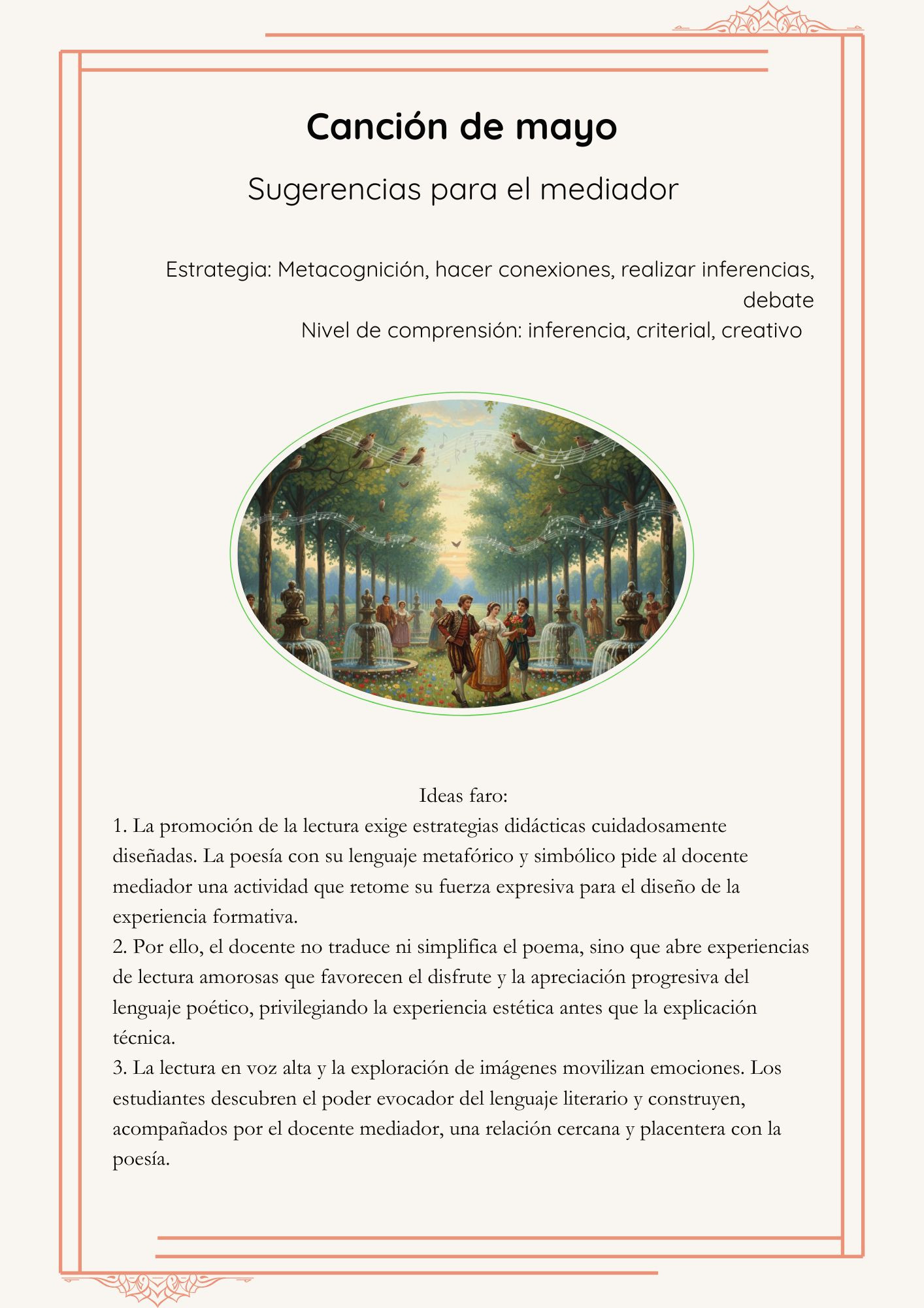 4.- Canción de mayo (Sugerencias para el mediador) 1
