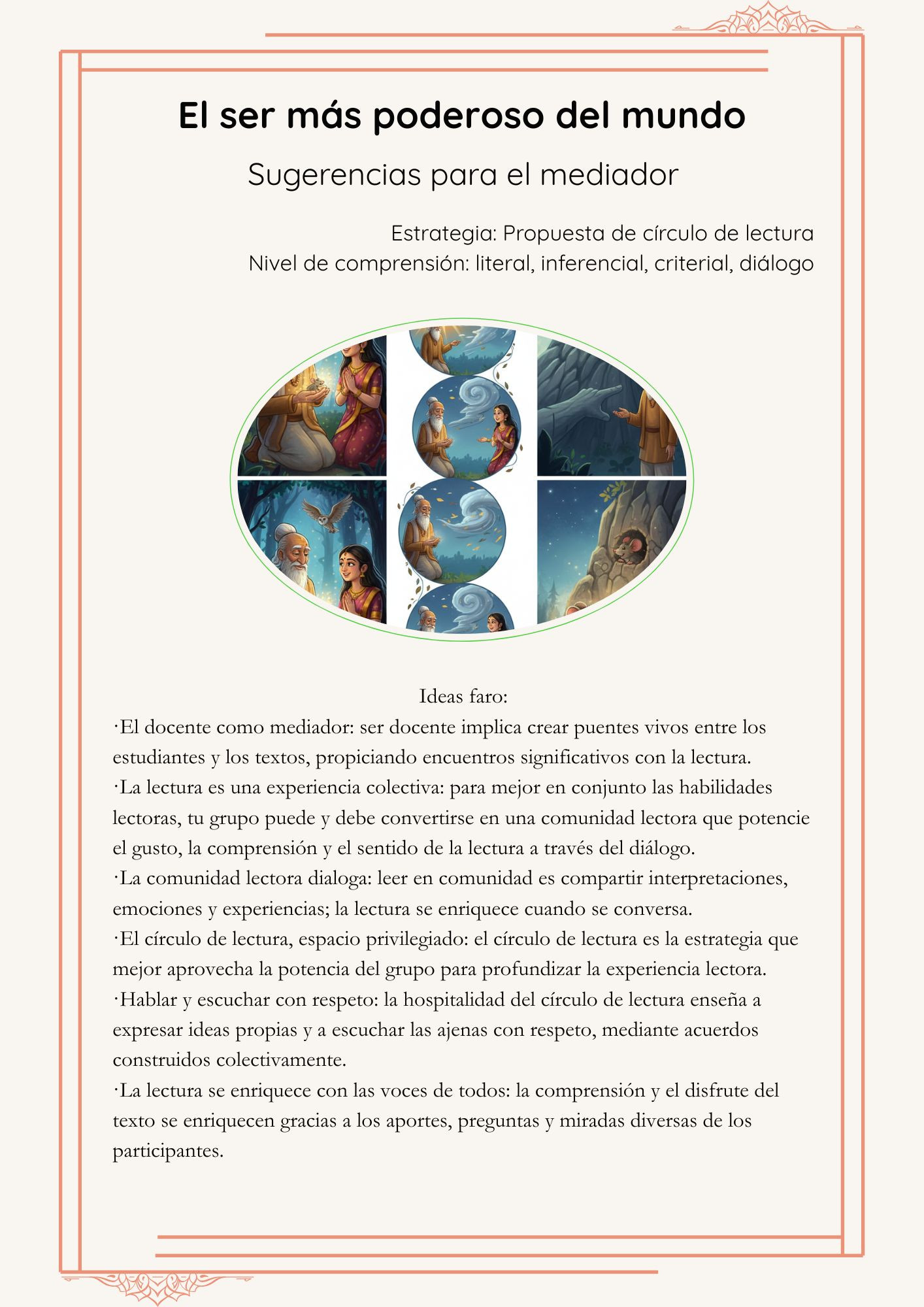 8.- El ser más poderoso del mundo (Sugerencias para el mediador) 1