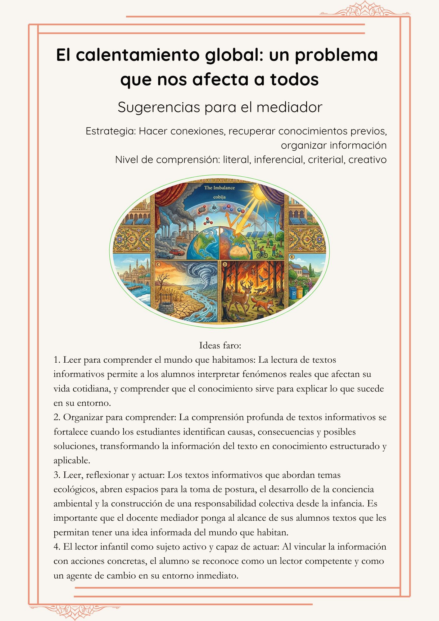 15.-  el calentamiento global un problema que nos afecta a todos (Sugerencias para el mediador) 1