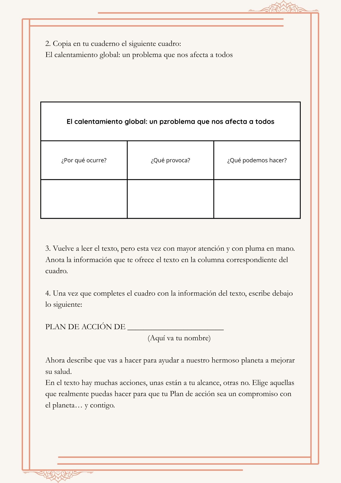 15.- El calentamiento global un problema que nos afecta a todos (Actividad) 2